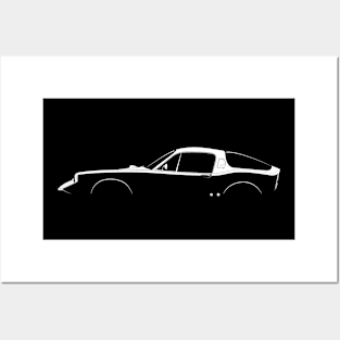 Saab Sonett II Silhouette Posters and Art